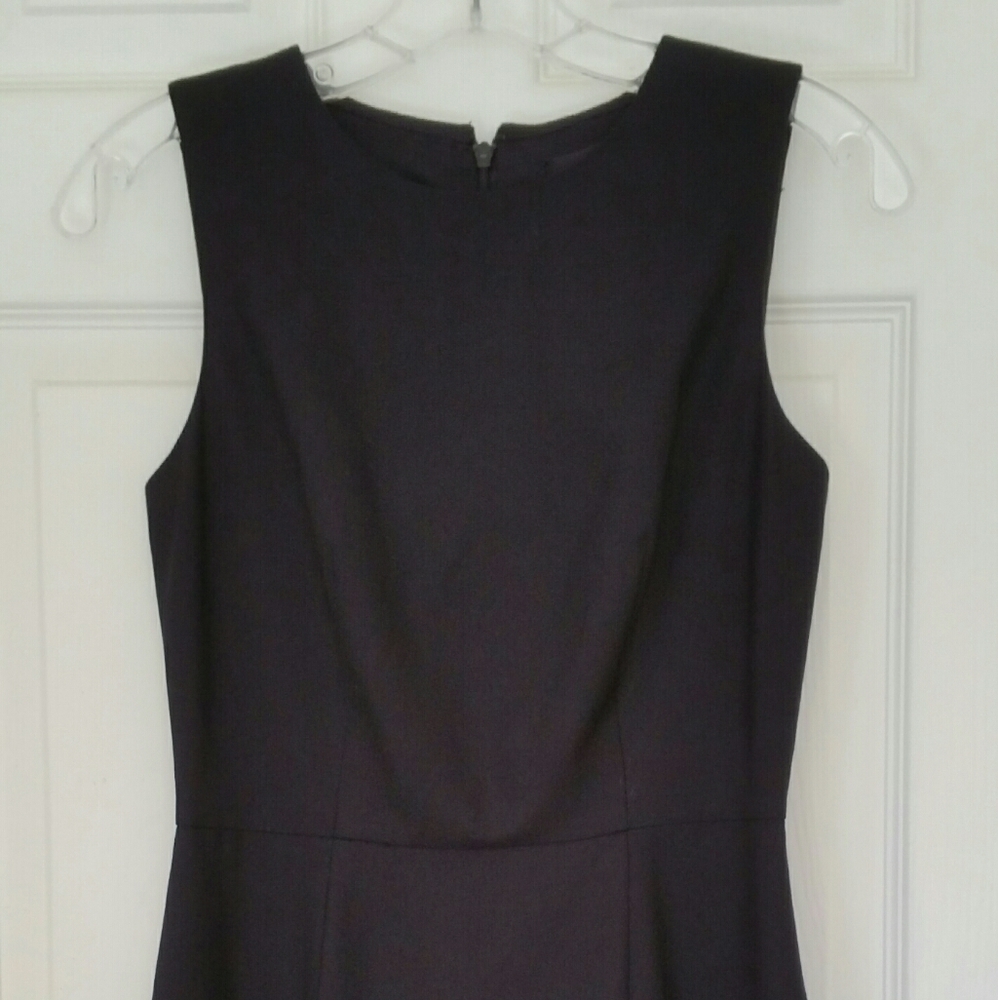 NWOT J Crew Ruffle Hem Sheath Dress Black Size 00 - Picture 10 of 15